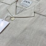 Men’s Half Sleeve Cuban Collar Shirt (Gray)