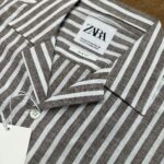 Cuban Collar Half Sleeve Shirt
