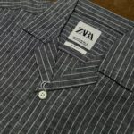 Black Cuban Collar Shirt