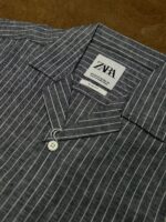 Black Cuban Collar Shirt