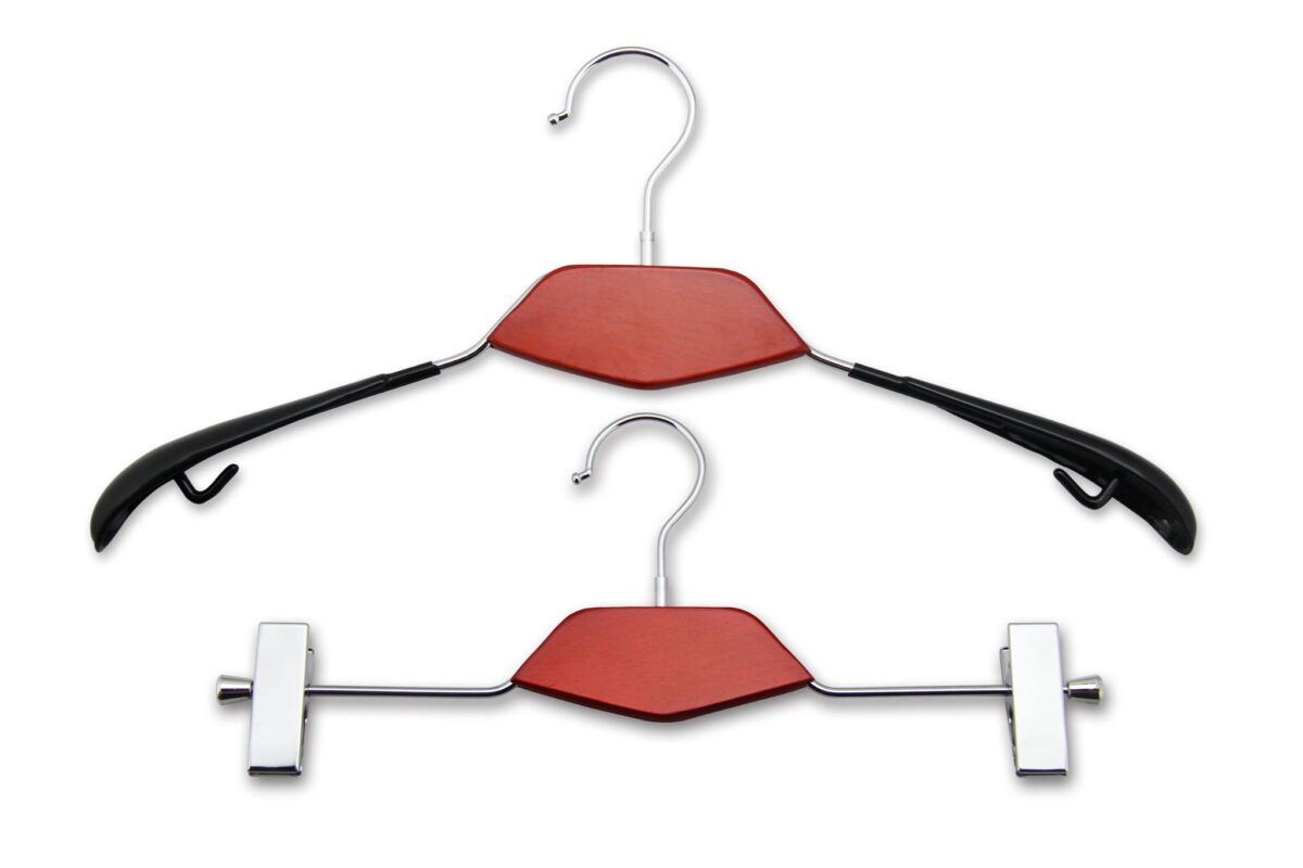 Premium Wooden Plastic Hybrid Hangers – Sleek & Durable - Image 4