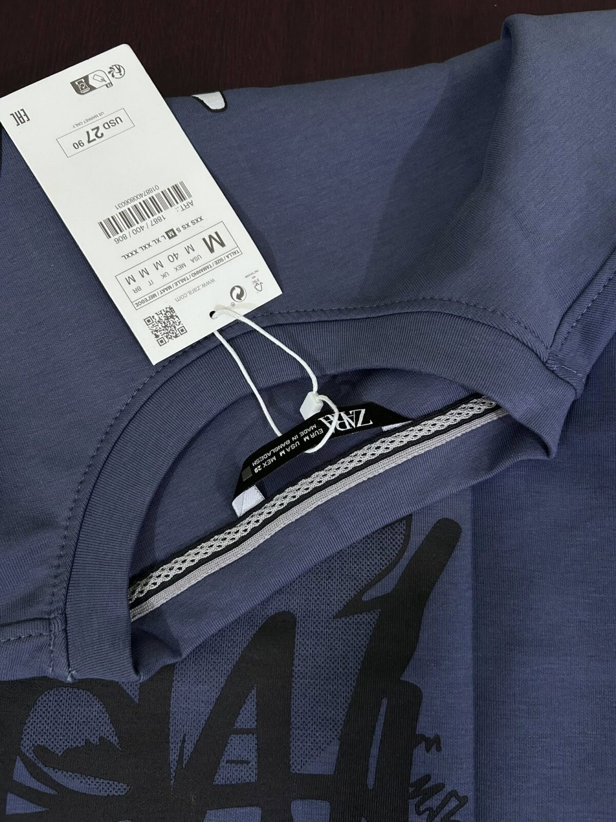 Zara Drop Shoulder T-Shirt - Image 6