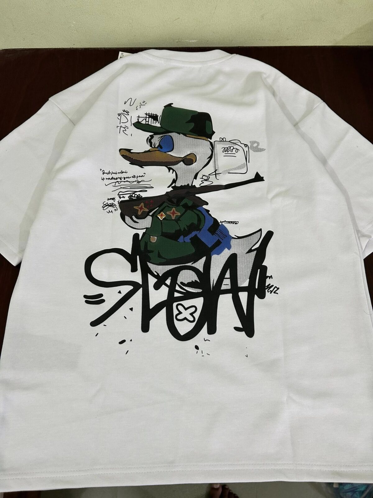 Zara Drop Shoulder White T-Shirt