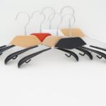 Premium Wooden Plastic Hybrid Hangers – Sleek & Durable