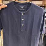 Navy Blue Henley T-Shirt