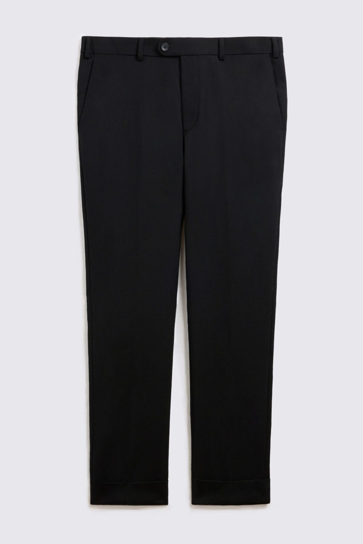 Moss London Black Formal Pants – Premium Slim Fit Formal Wear - Image 2
