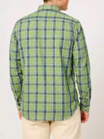 Men’s XXXXL Olive Check Shirt – Stylish & Comfortable 4XL Shirt - Image 2